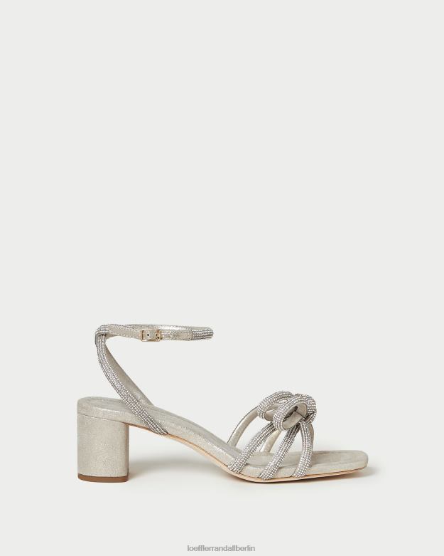 Loeffler Randall Frauen Sandale mit mittlerem Absatz und Mikel-Schleife RHV8H15 Cappuccino Schuhe