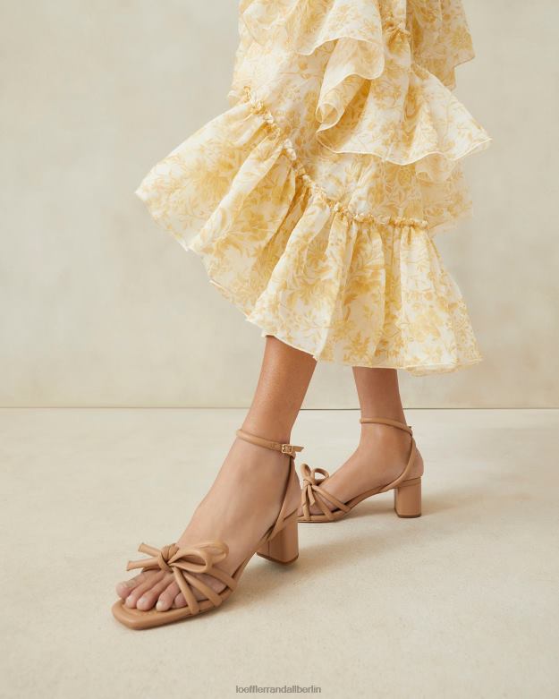 Loeffler Randall Frauen Sandale mit mittlerem Absatz und Mikel-Schleife RHV8H19 Düne Schuhe