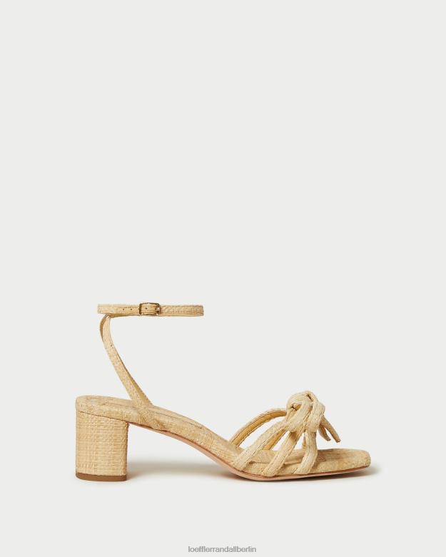 Loeffler Randall Frauen Sandale mit mittlerem Absatz und Mikel-Schleife RHV8H29 natürlich Schuhe
