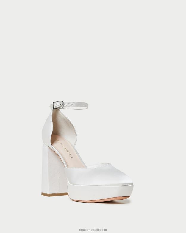 Loeffler Randall Frauen Selina-Plateau mit geschlossener Zehenpartie RHV8H52 Creme Schuhe