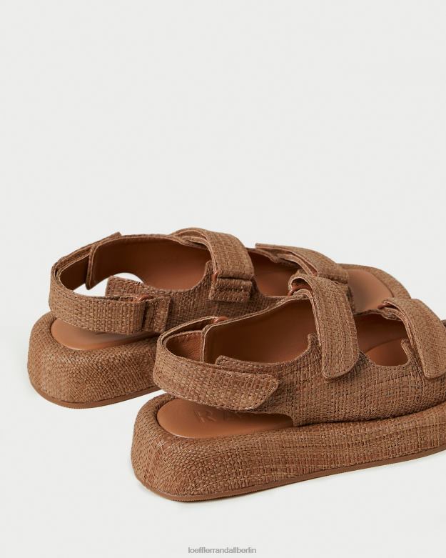Loeffler Randall Frauen Blaise Bast-Plateausandale RHV8H110 braun Schuhe