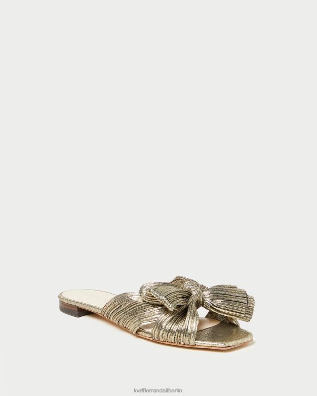 Loeffler Randall Frauen Daphne-Schleife RHV8H115 dunkles Gold Schuhe