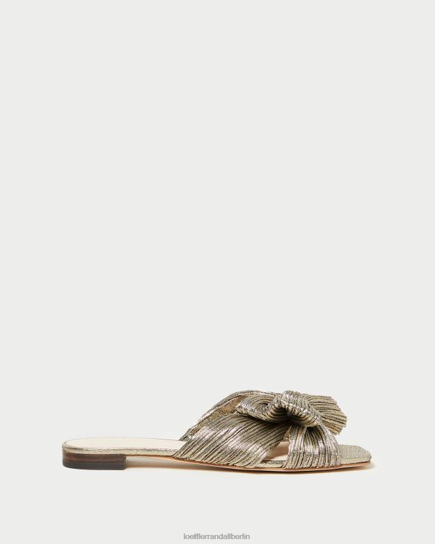 Loeffler Randall Frauen Daphne-Schleife RHV8H115 dunkles Gold Schuhe