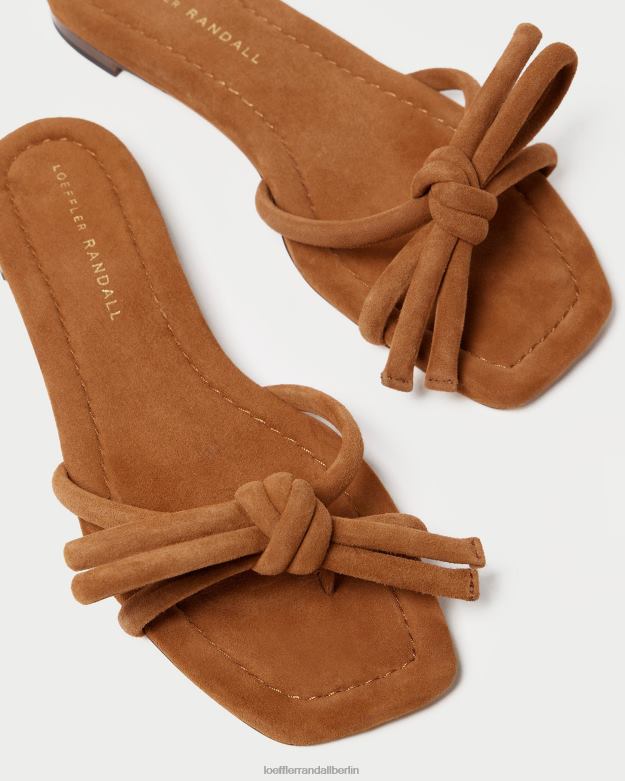 Loeffler Randall Frauen Hadley Schleifensandale RHV8H105 Kakao Schuhe