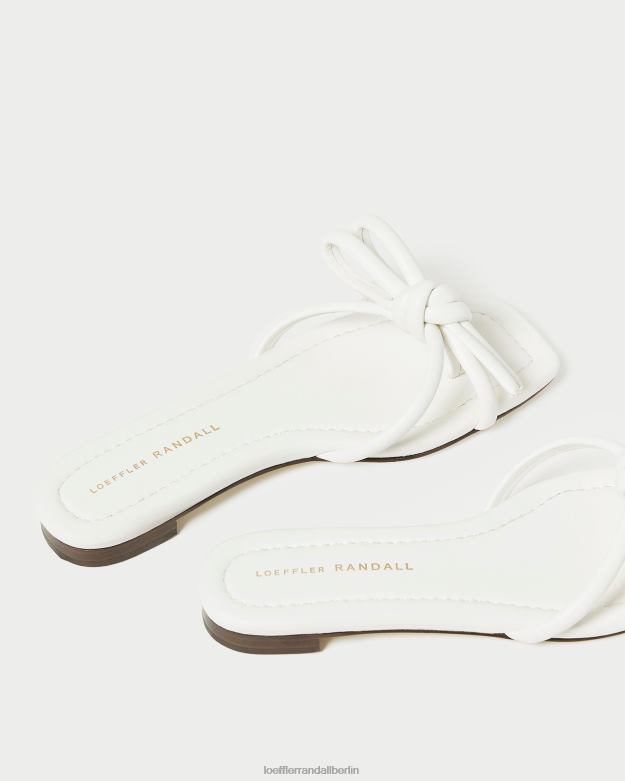 Loeffler Randall Frauen Hadley Schleifensandale RHV8H123 Weiß Schuhe
