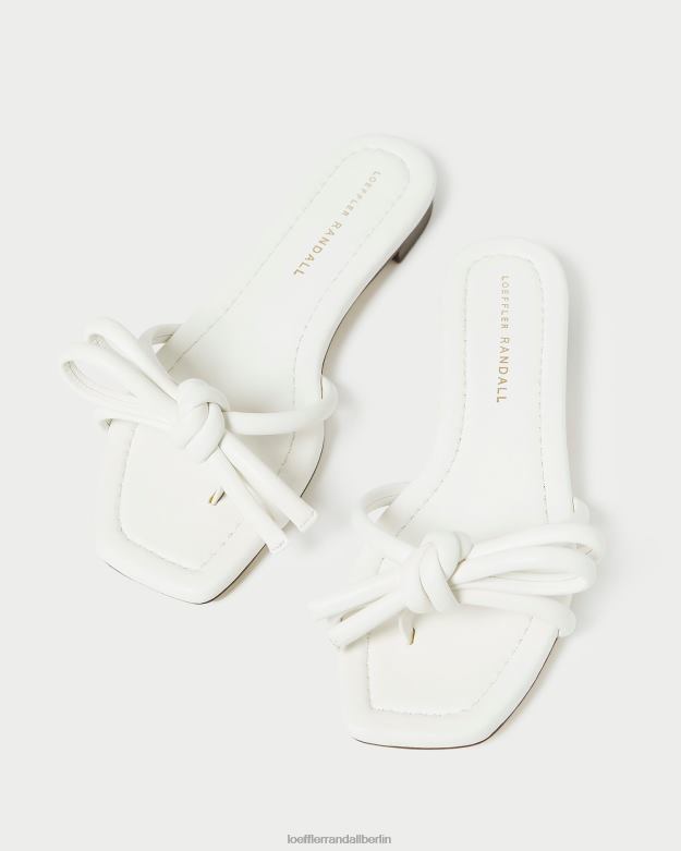 Loeffler Randall Frauen Hadley Schleifensandale RHV8H123 Weiß Schuhe