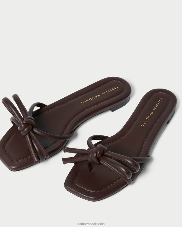 Loeffler Randall Frauen Hadley Schleifensandale RHV8H130 Schokolade Schuhe