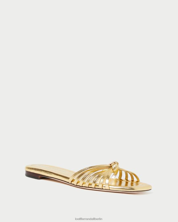 Loeffler Randall Frauen Izzie-Knoten-Sandale RHV8H127 Gold Schuhe