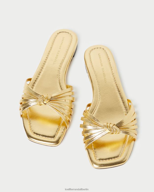 Loeffler Randall Frauen Izzie-Knoten-Sandale RHV8H127 Gold Schuhe