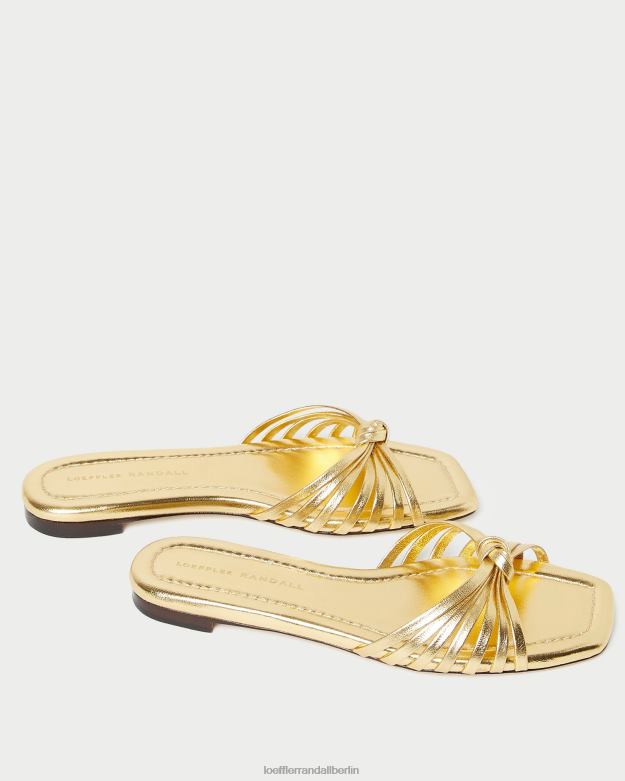 Loeffler Randall Frauen Izzie-Knoten-Sandale RHV8H127 Gold Schuhe