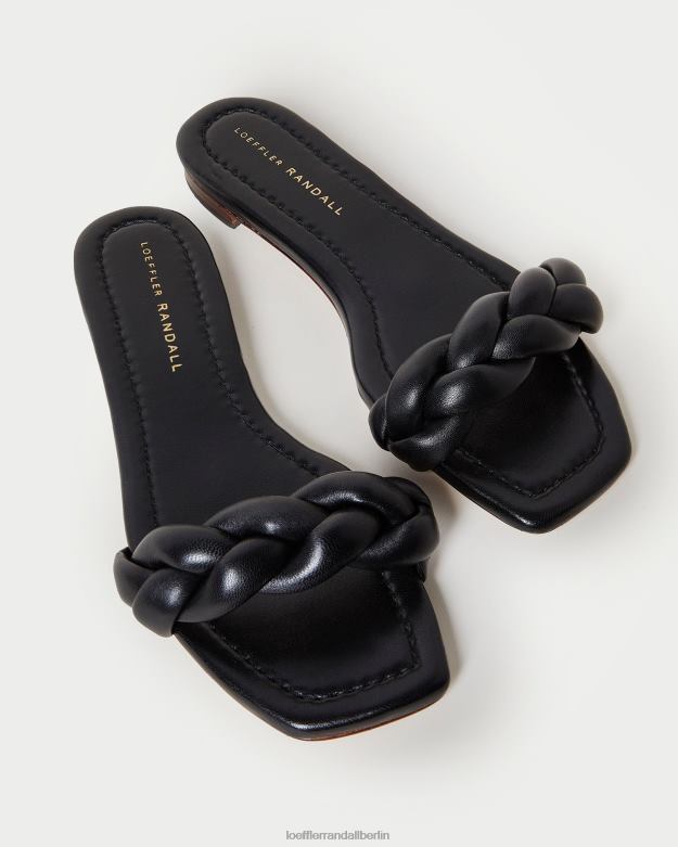 Loeffler Randall Frauen Jackson geflochtene Sandale RHV8H117 Schwarz Schuhe