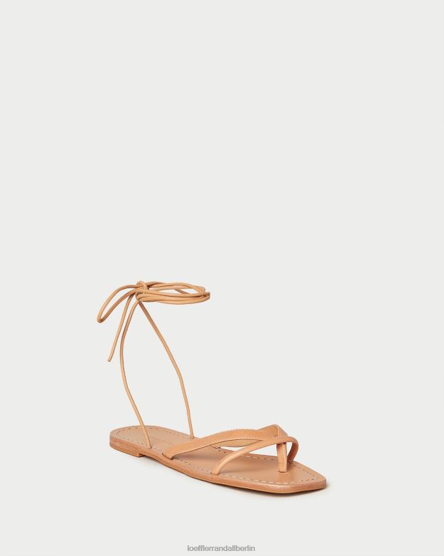 Loeffler Randall Frauen Lilla Zehensteg-Wickelsandale RHV8H106 Honig Schuhe