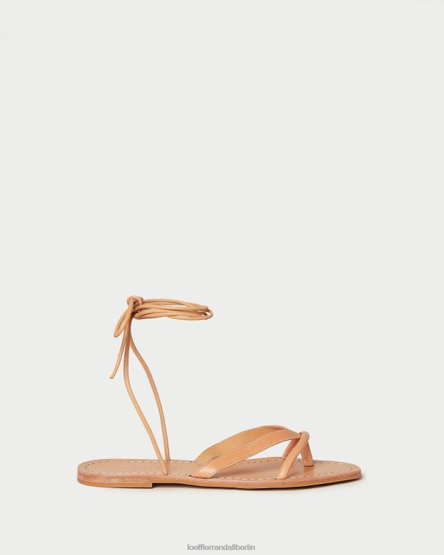Loeffler Randall Frauen Lilla Zehensteg-Wickelsandale RHV8H106 Honig Schuhe