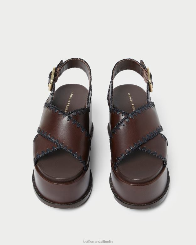 Loeffler Randall Frauen Mae Plateausandale RHV8H129 Espresso/Schwarz Schuhe