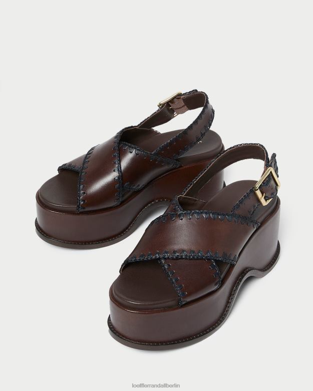 Loeffler Randall Frauen Mae Plateausandale RHV8H129 Espresso/Schwarz Schuhe