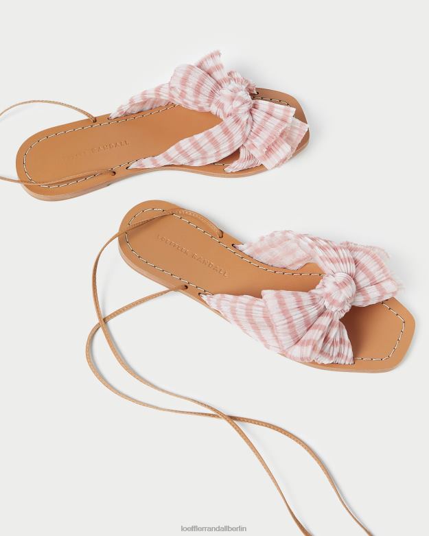 Loeffler Randall Frauen Pfingstrosenschleife RHV8H131 zartrosa Gingham Schuhe