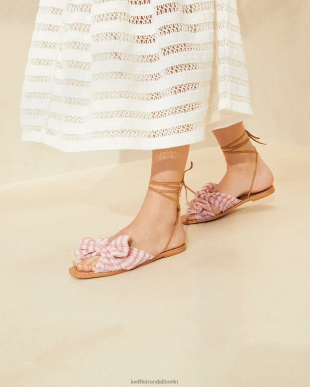 Loeffler Randall Frauen Pfingstrosenschleife RHV8H131 zartrosa Gingham Schuhe