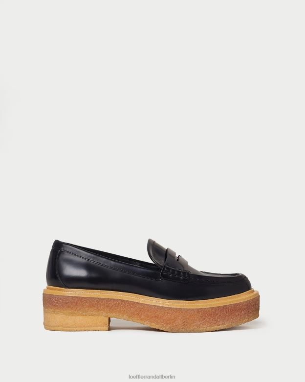 Loeffler Randall Frauen Rikki-Plateau-Loafer RHV8H311 Schwarz Schuhe