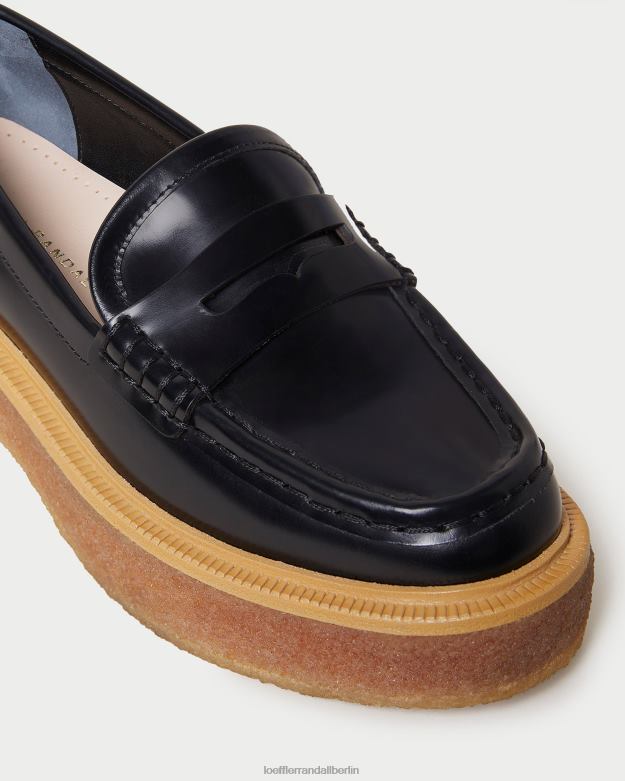 Loeffler Randall Frauen Rikki-Plateau-Loafer RHV8H311 Schwarz Schuhe