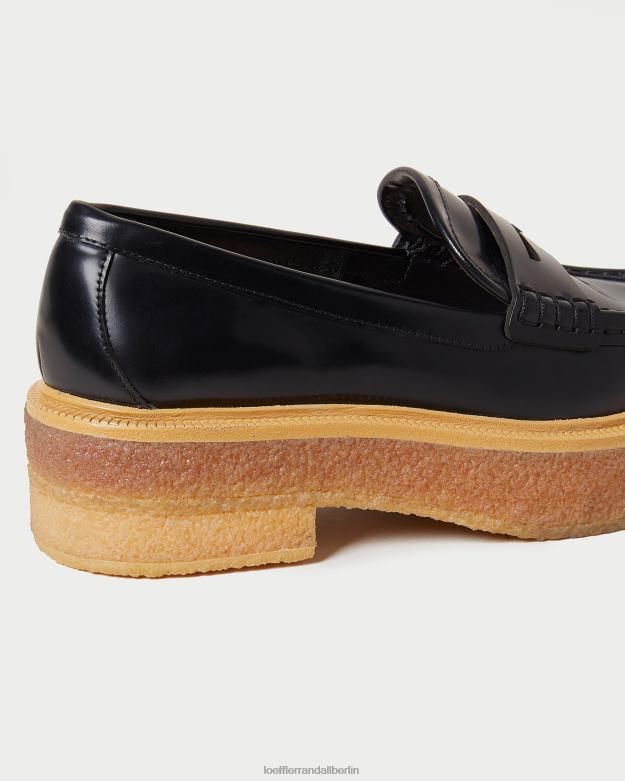 Loeffler Randall Frauen Rikki-Plateau-Loafer RHV8H311 Schwarz Schuhe