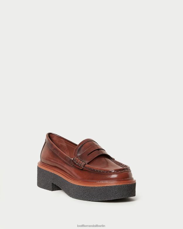 Loeffler Randall Frauen Rikki-Plateau-Loafer RHV8H312 braun Schuhe