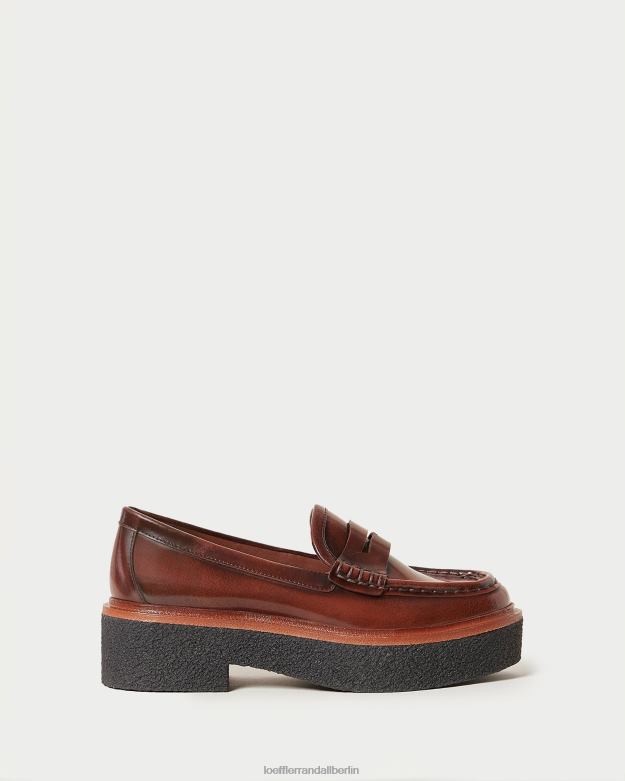 Loeffler Randall Frauen Rikki-Plateau-Loafer RHV8H312 braun Schuhe
