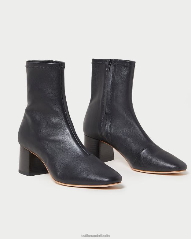 Loeffler Randall Frauen Alec Stretch-Stiefel mit mittelhohem Absatz RHV8H284 Schwarz Schuhe