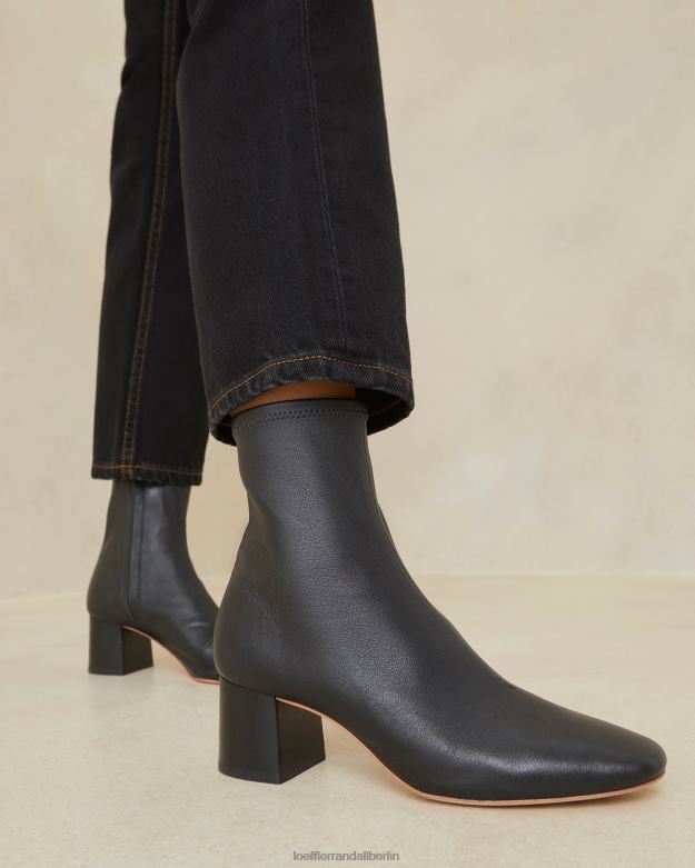 Loeffler Randall Frauen Alec Stretch-Stiefel mit mittelhohem Absatz RHV8H284 Schwarz Schuhe