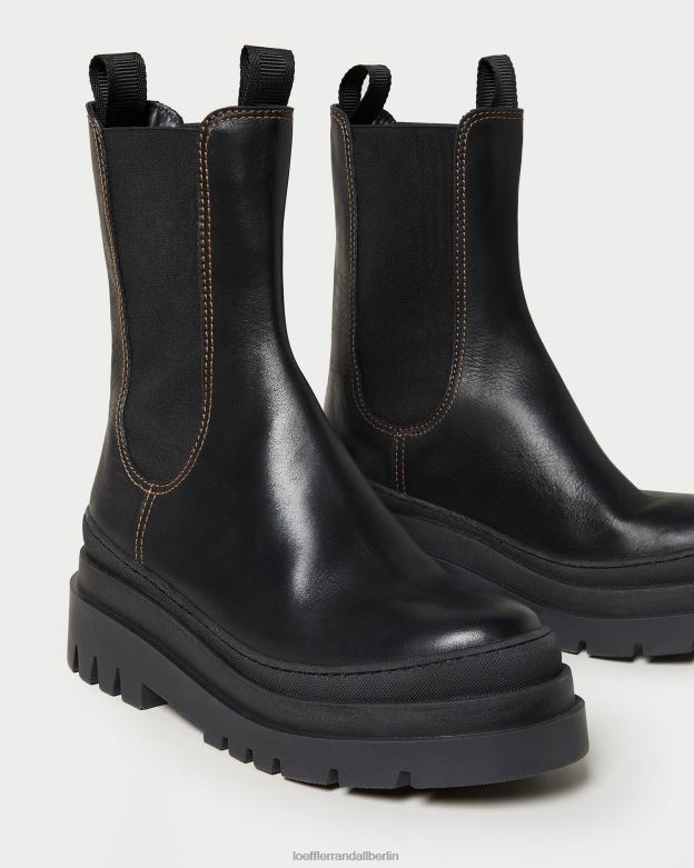 Loeffler Randall Frauen Carlota-Stiefel mit klobigem Stollen RHV8H291 Schwarz Schuhe