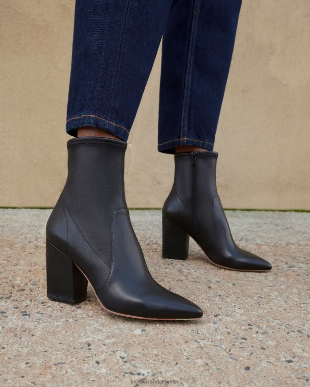 Loeffler Randall Frauen Schmale Stiefeletten aus Isla-Leder RHV8H276 Schwarz Schuhe