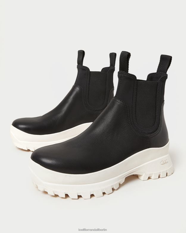 Loeffler Randall Frauen Tara-Creme-Wetterstiefel RHV8H280 Schwarz-Weiss Schuhe