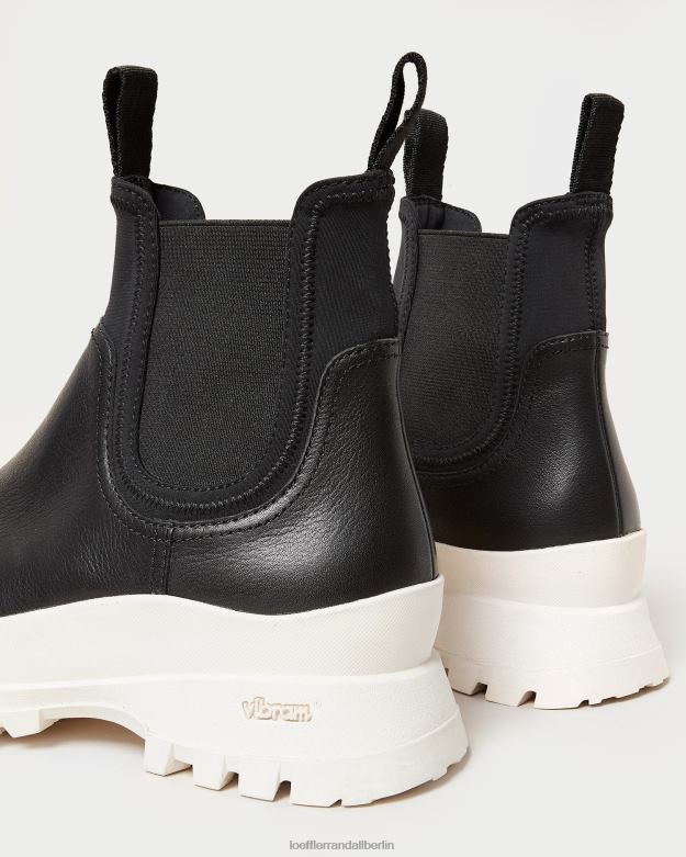 Loeffler Randall Frauen Tara-Creme-Wetterstiefel RHV8H280 Schwarz-Weiss Schuhe