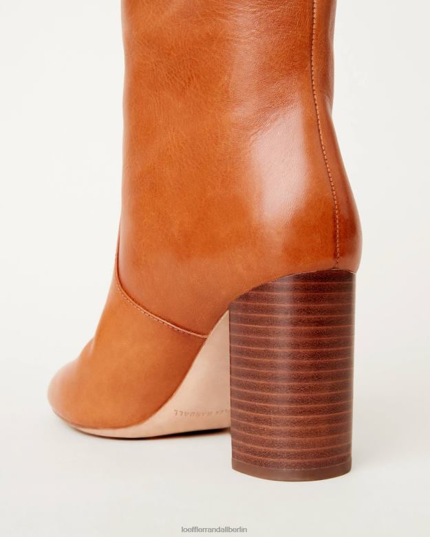 Loeffler Randall Frauen goldener hoher Stiefel RHV8H268 Cognac Schuhe
