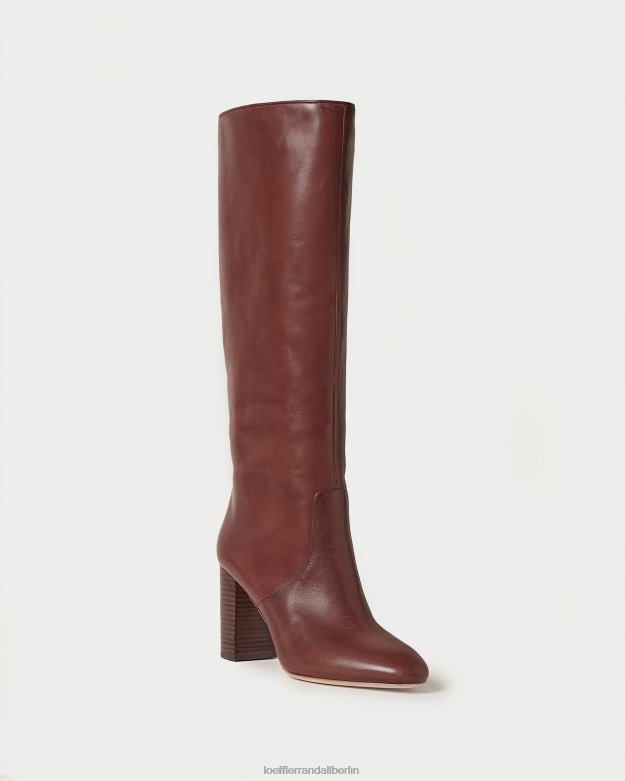Loeffler Randall Frauen goldener hoher Stiefel RHV8H285 Espresso Schuhe