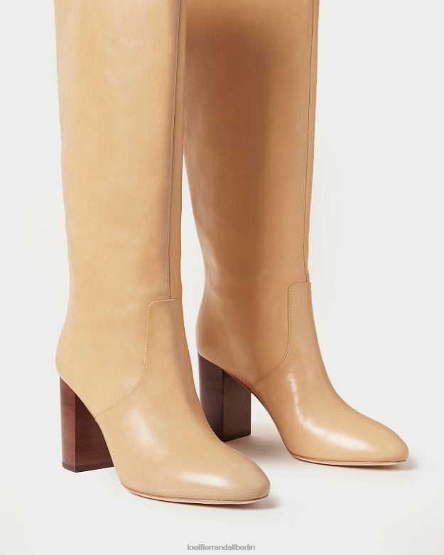 Loeffler Randall Frauen goldener hoher Stiefel RHV8H288 khaki Schuhe