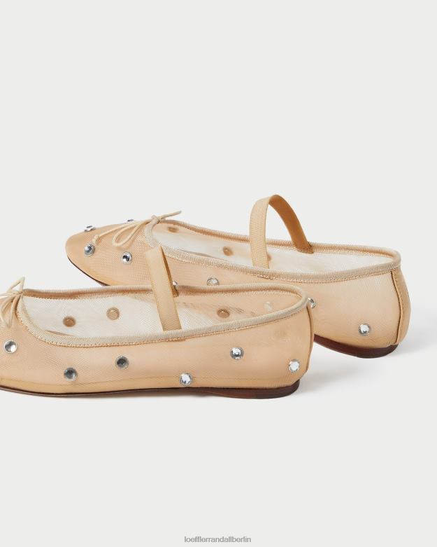 Loeffler Randall Frauen Ballerinas von Leonie RHV8H299 Karamell/klar Schuhe