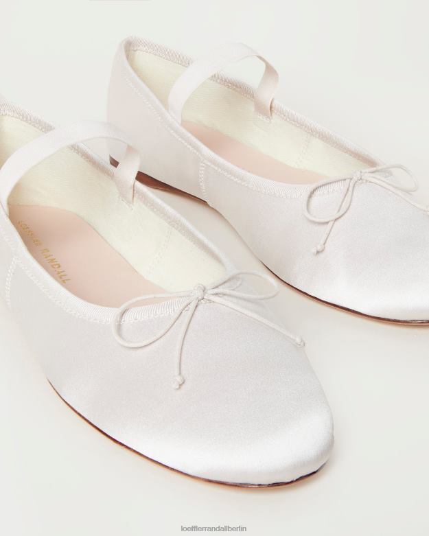 Loeffler Randall Frauen Ballerinas von Leonie RHV8H300 Creme Schuhe