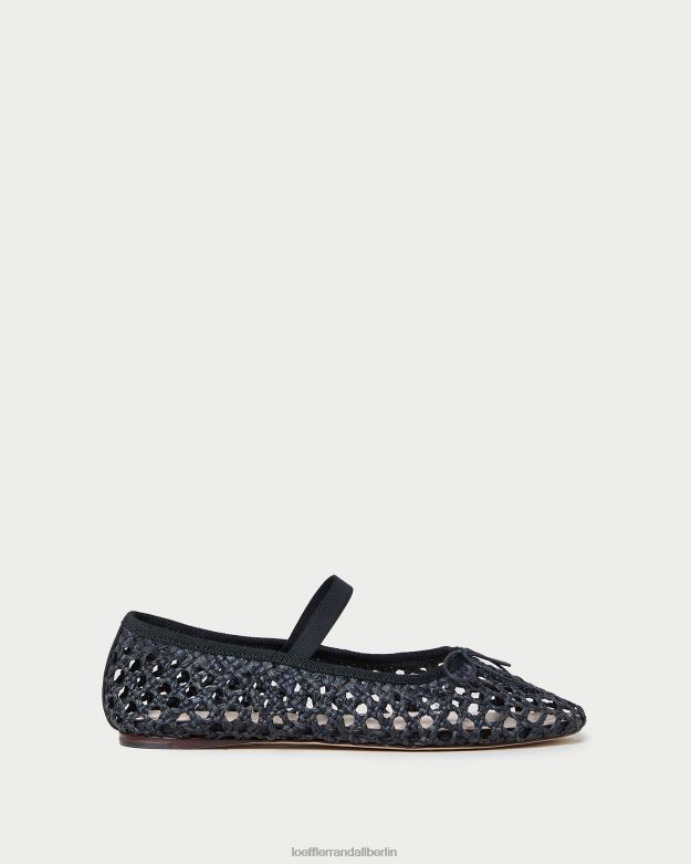 Loeffler Randall Frauen Ballerinas von Leonie RHV8H301 schwarze Häkelarbeit Schuhe