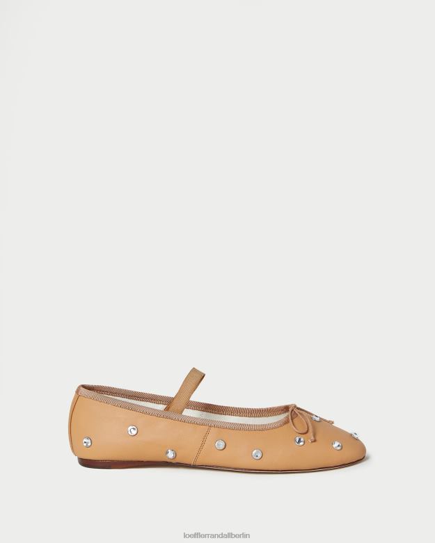 Loeffler Randall Frauen Ballerinas von Leonie RHV8H303 Karamell/Kristall Schuhe