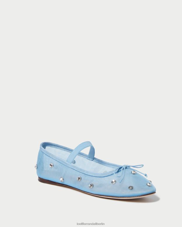 Loeffler Randall Frauen Ballerinas von Leonie RHV8H305 blau/klar Schuhe