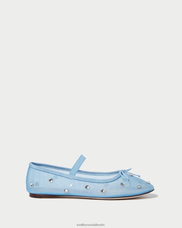 Loeffler Randall Frauen Ballerinas von Leonie RHV8H305 blau/klar Schuhe
