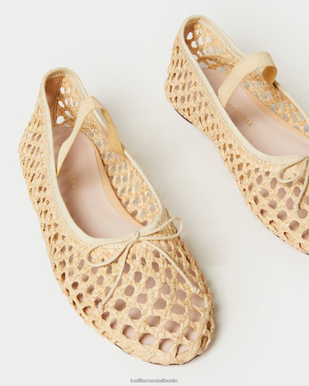 Loeffler Randall Frauen Ballerinas von Leonie RHV8H308 natürliche Häkelarbeit Schuhe