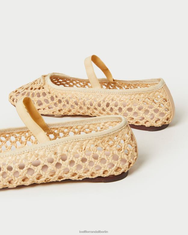 Loeffler Randall Frauen Ballerinas von Leonie RHV8H308 natürliche Häkelarbeit Schuhe