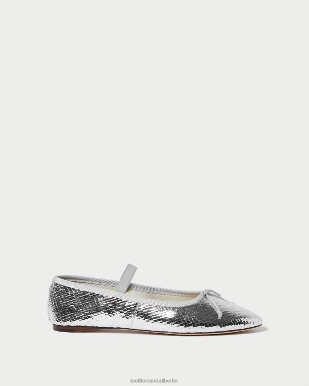 Loeffler Randall Frauen Ballerinas von Leonie RHV8H309 Silber Schuhe