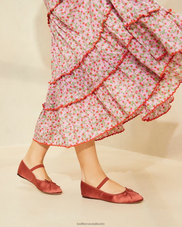 Loeffler Randall Frauen Ballerinas von Leonie RHV8H310 Terrakotta Schuhe