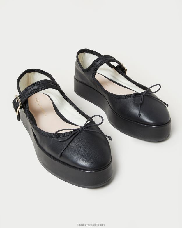 Loeffler Randall Frauen Leah Plattform Mary Jane RHV8H297 Schwarz Schuhe