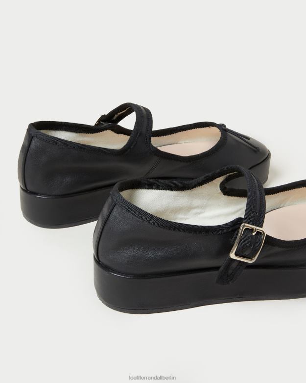 Loeffler Randall Frauen Leah Plattform Mary Jane RHV8H297 Schwarz Schuhe