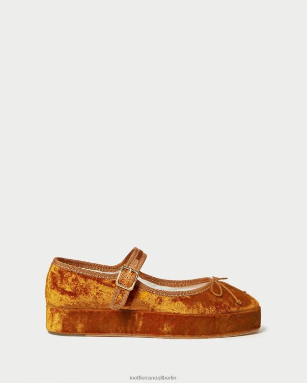 Loeffler Randall Frauen Leah Plattform Mary Jane RHV8H307 Ocker Schuhe