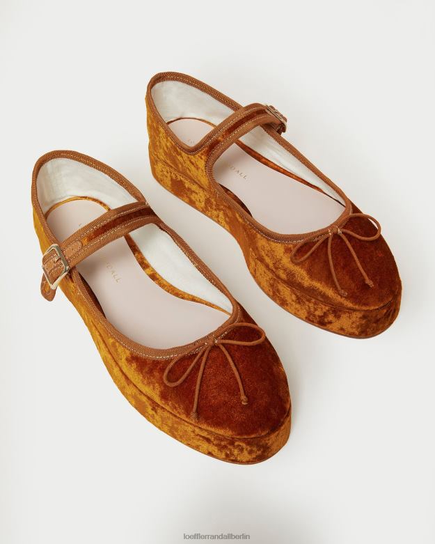 Loeffler Randall Frauen Leah Plattform Mary Jane RHV8H307 Ocker Schuhe