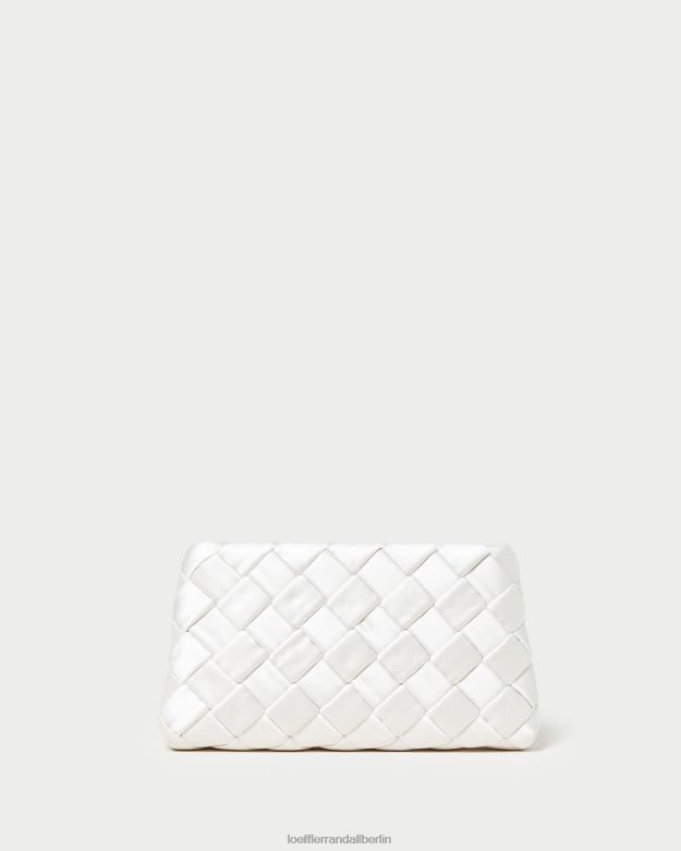 Loeffler Randall Frauen Aviva gewebte Puff-Clutch RHV8H351 Creme Taschen